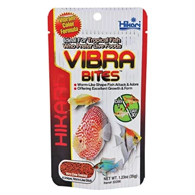 Image of Hikari HK22206 1.23 oz Vibra Bites Tropical Fish Food