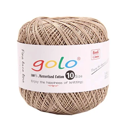 Image of golo Crochet Thread Size 10 Yarn for Hand Knitting