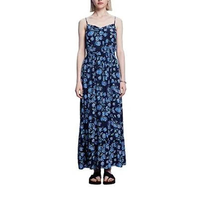 Image of edc by Esprit dress Maxi navy, Women&#039;s, Size: XS, Navy