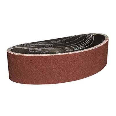 Image of Sruhrak 100X915 mm Abrasive Sanding Belt Set 8 Pack 80 Grits Sandpaper Belts for Portable Sander