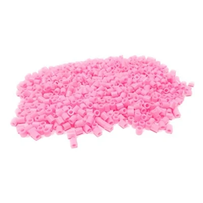 Image of WS UK 1000 Pack Fuse Beads 5mm Midi works like Hama [Pastel Pink]