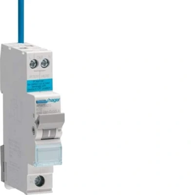 Image of Hager ADA306G Reduced Height 30mA 6kA Type B 6A RCBO