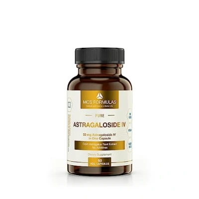 Image of Astragaloside IV, 50mg, 60 Capsule, Vegan &amp; No Additives