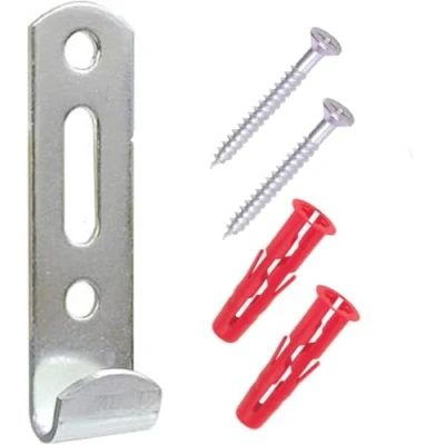 Image of Taskar J Wall Hook Picture Hanging Heavy Duty &amp; Fixings 5 Pack