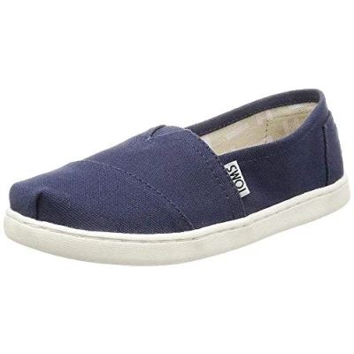 Image of TOMS Unisex Kids Alpargata Loafer Flat, Navy, 13.5 UK Child