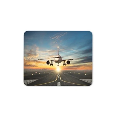 Image of Destination Vinyl ltd Flying Plane Mouse Mat Pad Jet Aircraft Aeroplane Dad PC Computer #8561