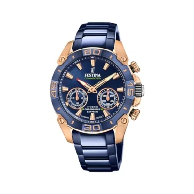 Image of Festina Adult Analog Automatic Watch with Stainless Steel Strap F20549/1