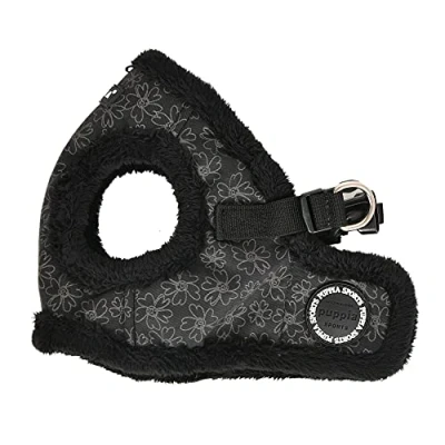 Image of Puppia Dog HARNESS for small and medium dogs HEPATICA B adjustable und comfortable,Black