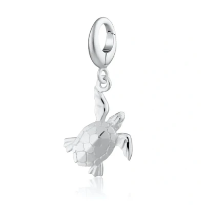 Image of Lily Charmed 925 Sterling Silver Turtle Charm