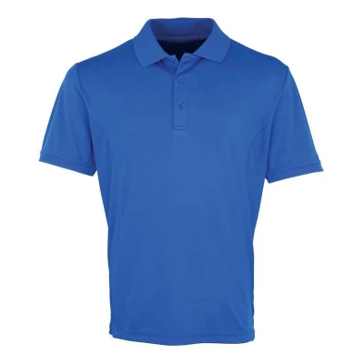 Image of Premier Mens Coolchecker Pique Polo Shirt (Royal Blue) Size 4XL