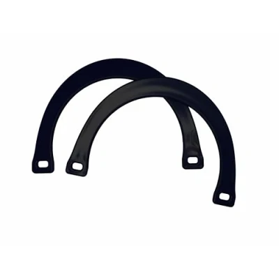 Image of Linic Proops Bag Handles, U&#039; Shaped Plastic Handles for Making Your own Bags (S7918) Free UK Postage (Black)