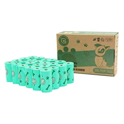 Image of Green Maker Biodegradable 30% Thicker Dog Poop Bags 360 Waste Extra Thick Strong Made from Corn Starch Plants Based (Green)