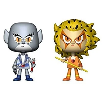 Image of Funko 24566 &quot;Thundercats Panthro and Cheetara&quot; Vinyl Figure, 4 Inch