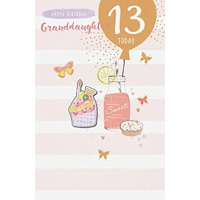 Image of Granddaughter 13TH Birthday Card