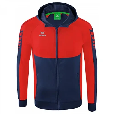 Image of Erima Men&#039;s Six Wings Training Jacket with Hood,New Navy, S