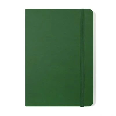 Image of Silvine A5 Executive Hardback Notebook / Journal Green. 160 Lined Pages of 90gsm Premium Ivory Paper (197BRG)