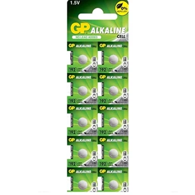 Image of GP Batteries GP192 C10 Alkaline Coin Cell(10x)