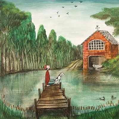Image of Joe Ramm (Dog and Anchor Canvas Print, Multi Coloured, 30 x 30cm