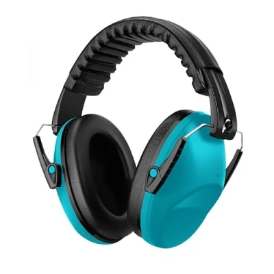 Image of Ear Defenders Children, Protectors Noise Cancelling and Sound Isolating Professional Kids Defender Earmuff Sleep Learning Autism for Children Teens Hearing Protection Blue