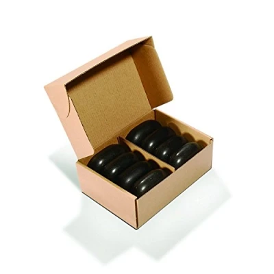 Image of Master Massage Large Ovular Basalt Stone Pack (7.7 cm x 5.7 2.7 cm)