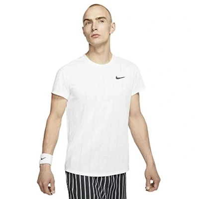 Image of Nike M Nkct Chllngr Top Ss T Shirt White/(Black), Small