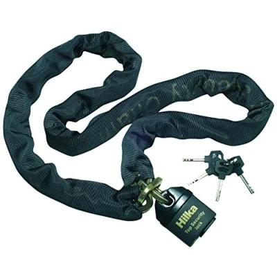Image of Hilka 71110010 Hi Security Padlock and Chain, 1.1 m