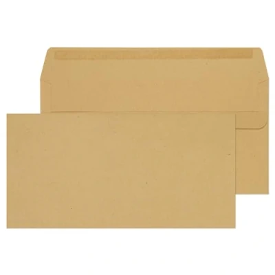 Image of Purely Everyday Wallet Self Seal Manilla DL 110X220 80GSM Box of 1000