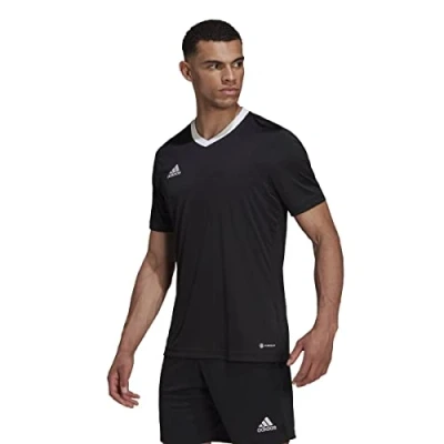 Image of adidas Men&#039;s Entrada 22 Jersey, Black, XL