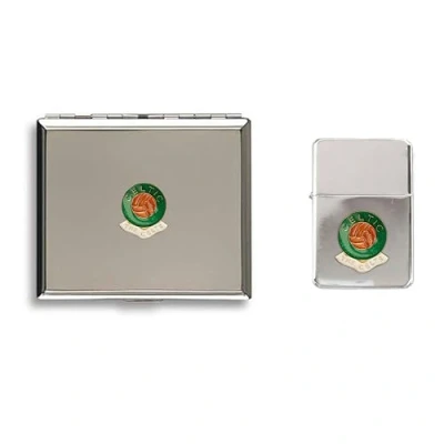 Image of Football Lighter and Cigarette Case Gift Set Celtic