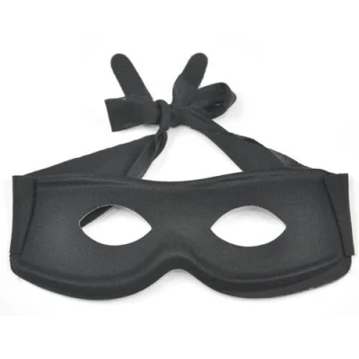 Image of Beyondfashion Venetian Fancy Dress Masquerade Bandit Zorro Masked Ball Eye Mask/Eyemask with Lone Ranger Black