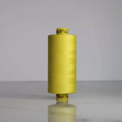 Image of Gutermann Mara 120 All Purpose Polyester Sewing Thread 1000m Spool, UV Resistant, Silky Shine, Tear &amp; Abrasion Resistant Perfect for Machines or Hand Sewing/Colour 3897