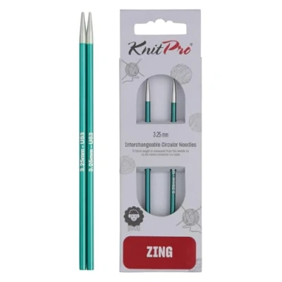 Image of KnitPro KP47529 Knitting PINS: Circular: Interchangeable: Special: ZING: 3.25MM, Assorted
