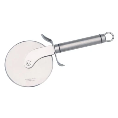 Image of KitchenCraft KCPROPC Professional Pizza Cutter Wheel, Stainless Steel, 20.5 cm, Silver
