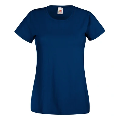 Image of Fruit Of The Loom 61372 women&#039;s T shirt in Blue