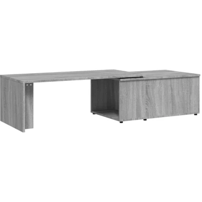Image of vidaXL Coffee Table Grey Sonoma 150x50x35 cm Engineered Wood