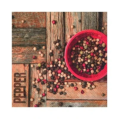 Image of IHR Pepper 3 Ply Luxury Paper Luncheon Napkins