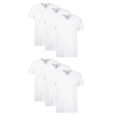 Image of Hanes Men&#039;s 777vp6 Undershirt, White, M UK