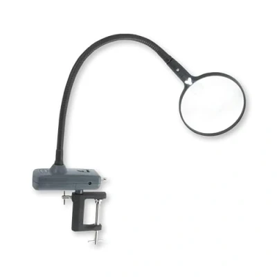 Image of Carson Optical MagniFlex Hands Free Tabletop Mounted 2x Magnifier with 3.5x Spot Lens