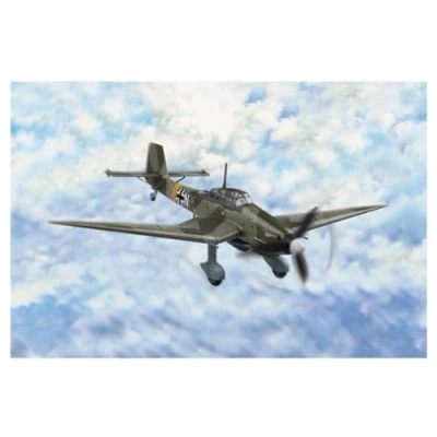 Image of Hobbyboss 1:72 Scale Junkers Ju 87D 3 Stuka Diecast Model Kit