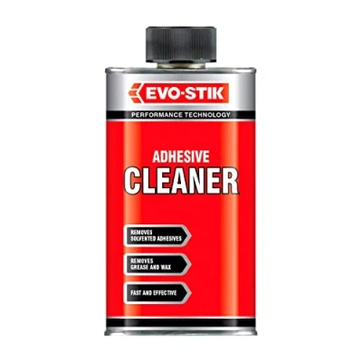 Image of EVO STIK Adhesive Cleaner, Fast and Effective, Removes Solvented Adhesives, Grease Wax, Ideal for Rubber, Metal Surfaces, 250ml