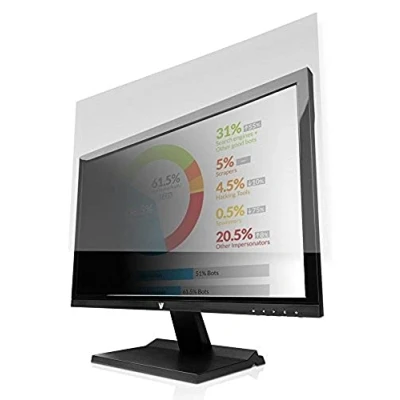 Image of V7 PS22.0WA2 2E 22&quot; Privacy Filter (16:10, 47,40 x 29,69 cm / 18,66 11,69 inch, matt/glossy, cleaning cloth, mounting straps)