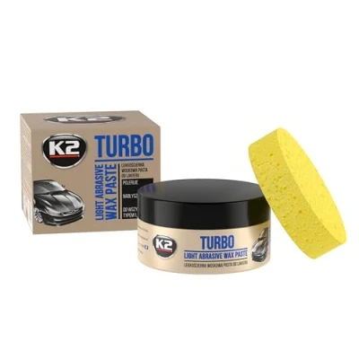 Image of K2 Turbo Tempo Car Polishing Compound with Nano Tech, restores and gives the paint a deep gloss 250g