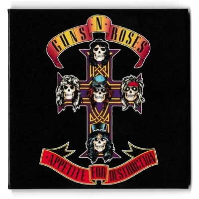 Image of Magnet Metal Guns &#039;N&#039; Roses