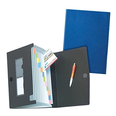 Image of Herlitz A4 Partition Folder with 12 Partitions Assorted Colours