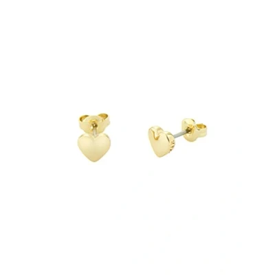 Image of Ted Baker Harly Tiny Heart Stud Earrings For Women (Gold)