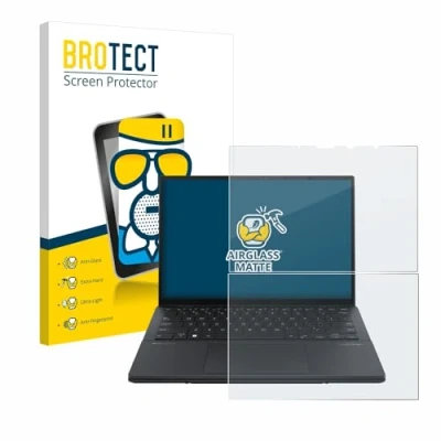 Image of brotect Anti Glare Glass Screen Protector Matte compatible with ASUS ZenBook Duo OLED 2024 UX8406 Scratch 9H Protection Film