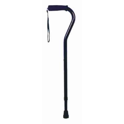 Image of Drive Devilbiss Swan Neck Height Adjustable Walking Stick with Ergonomic Foam Handle