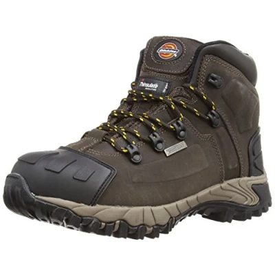 Image of Dickies Unisex Adult Medway S3 safety Boots FD23310 Brown 6 UK, 40 EU EN certified