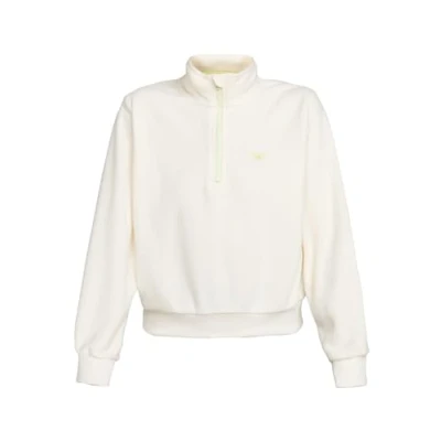 Image of Roxy Waves OF Warmth HALF ZIP Fleece jumper, Women&#039;s, Size: Large, Buttercream