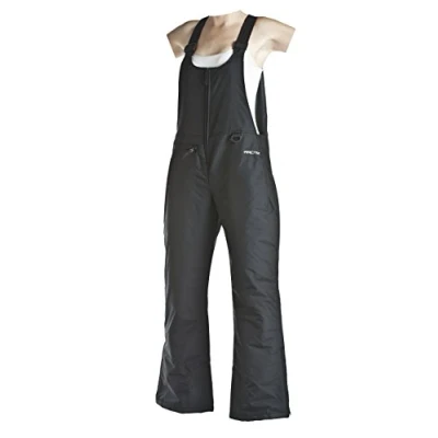 Image of ARCTIX Women&#039;s Essential Insulated Overalls skiing bibs, Black, M UK